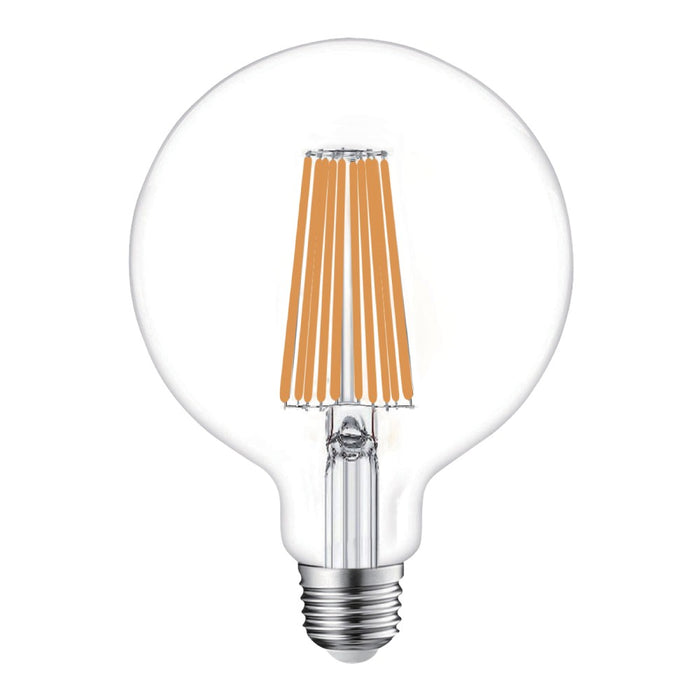 Alcapower - Lampadina LED E27 G125 18W 3200lm, Angolo 320°, Classe Energetica C, Ø125mm, Luce Istantanea, Lunga Durata - 4000K