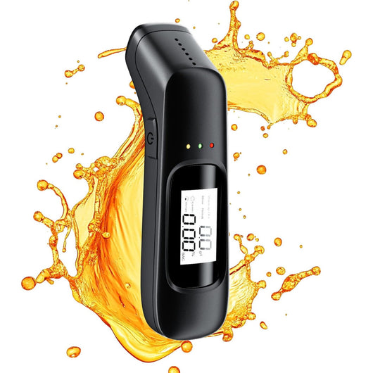 Trade Shop - Alcol Test Portatile Etilometro Display Misuratore Grado Alcool Alta Precisione -