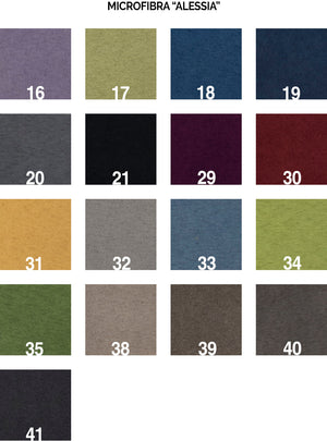 Letto matrimoniale Sofà Kentaro Noce con colonna sx-dx