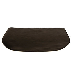 Tappeto ignifugo semicircolare multistrato (80x50 cm). Tappetino protezione per il pavimento per stufa e camino.
