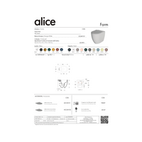 Coppia Di Sanitari Alice Ceramica Da Terra Filo Muro Senza Brida Bianco Opaco "Form"