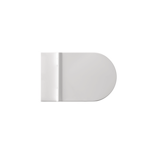 Coppia Di Sanitari Alice Ceramica Da Terra Filo Muro Senza Brida Bianco Opaco "Form"