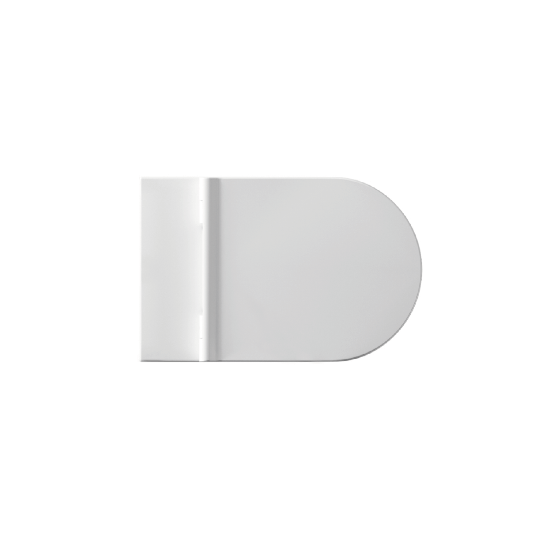 Wc a Terra Senza Brida Alice Ceramica "Form" Bianco Lucido