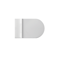 Wc a Terra Senza Brida Alice Ceramica "Form" Bianco Lucido