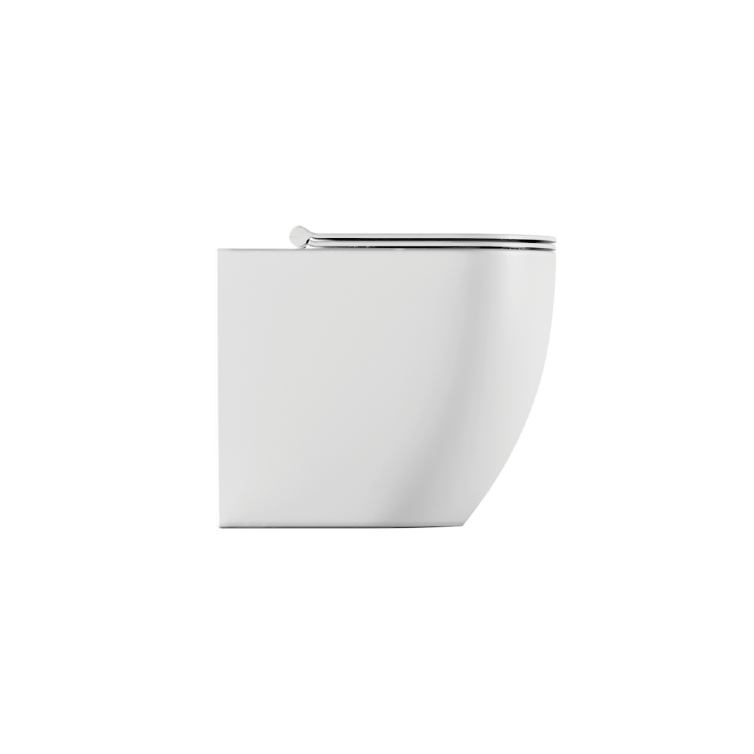 Wc a Terra Senza Brida Alice Ceramica "Form" Bianco Lucido