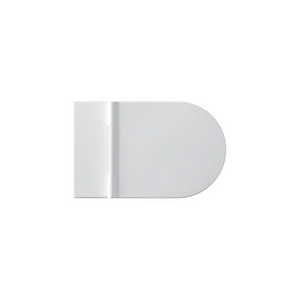 Coppia Di Sanitari Alice Ceramica Sospesi Senza Brida Bianco Opaco "Unica 55"