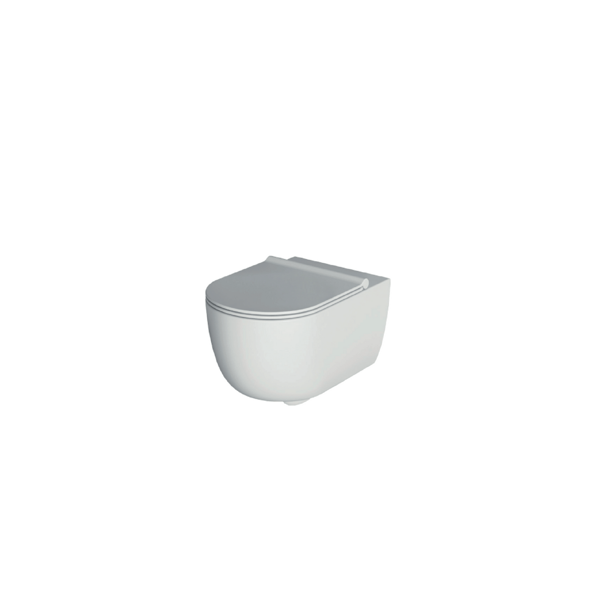 Wc Sospeso Senza Brida Alice Ceramica "Unica 55" Bianco Lucido