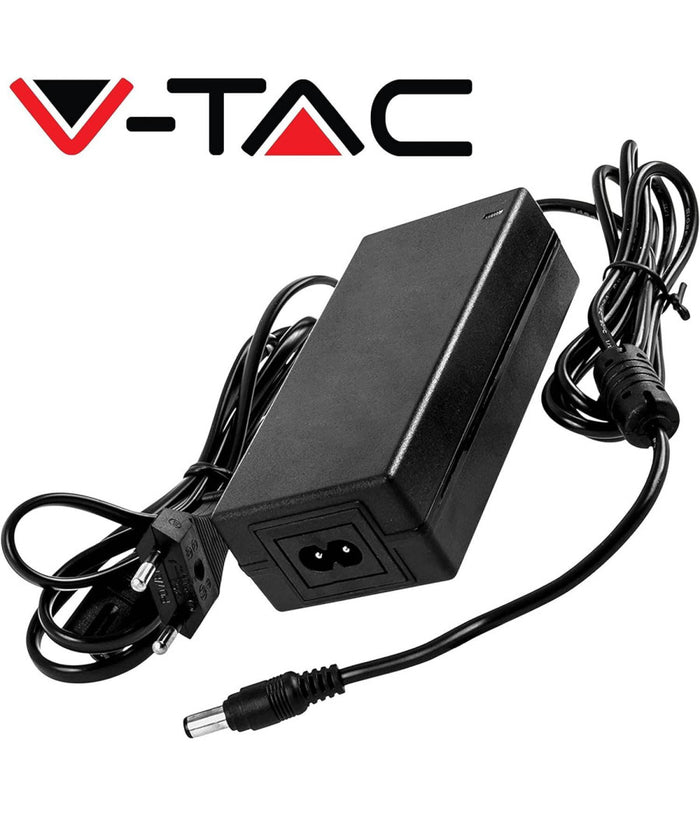 Alimentatore 12v 78w 6,5a Con Jack 2.1 Ip44 Plug&play Spina A 2 Poli Input 220v         