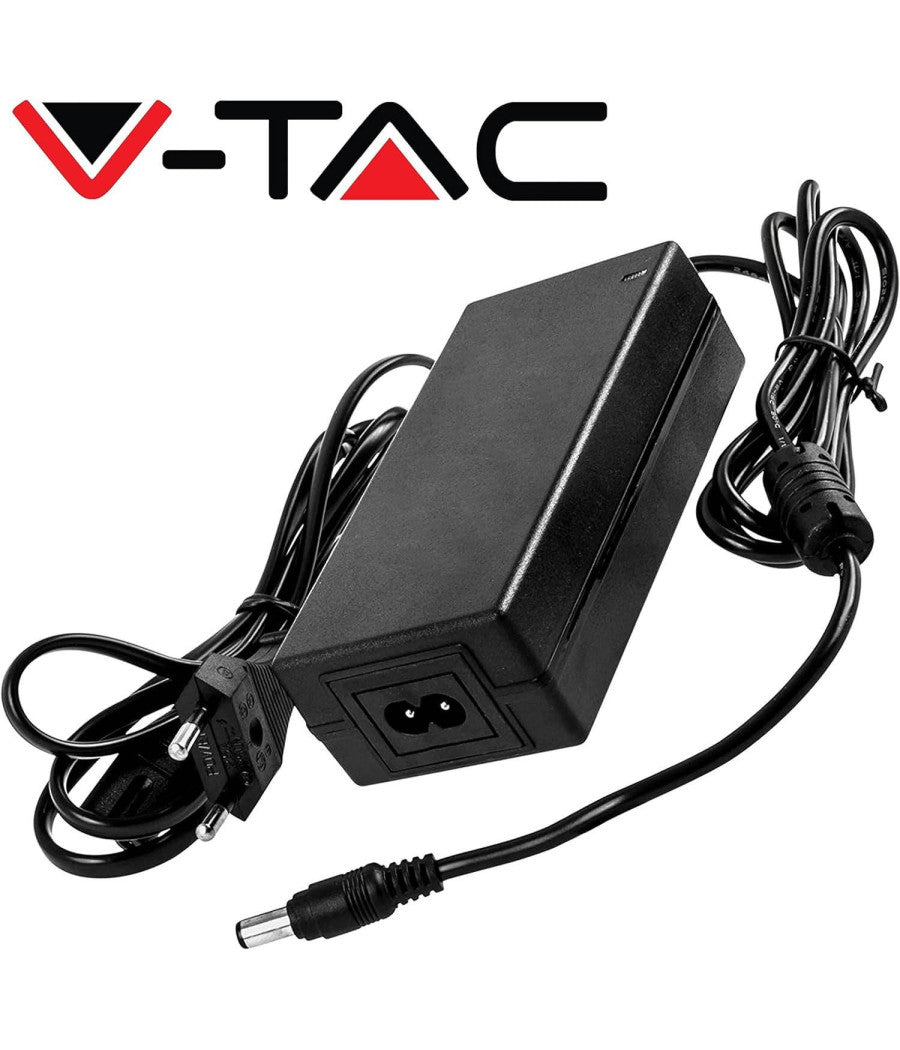 Alimentatore 12v 78w 6,5a Con Jack 2.1 Ip44 Plug&play Spina A 2 Poli Input 220v         