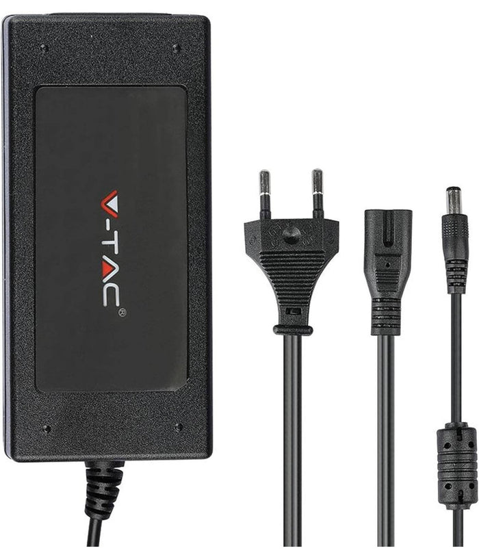 Alimentatore 12v 78w 6,5a Con Jack 2.1 Ip44 Plug&play Spina A 2 Poli Input 220v         