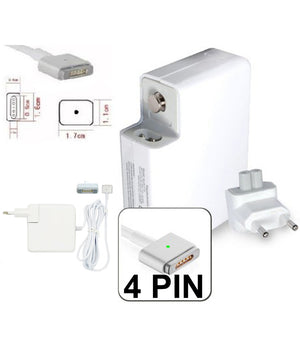 Alimentatore 60w Compatibile Per Notebook Magsafe 2 Macbook Pro Retina 13" 4 Pin         