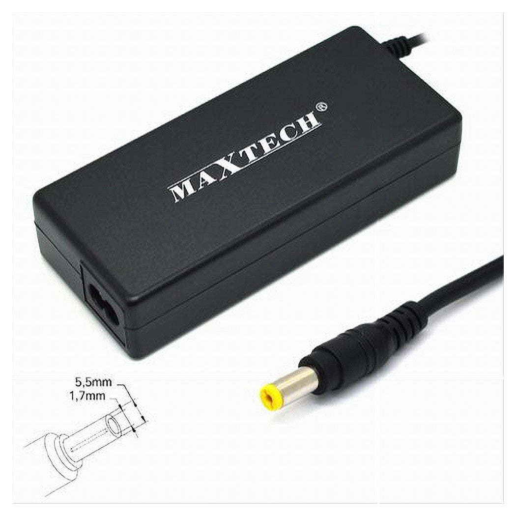 Alimentatore Caricabatteria Per Pc Hp Compaq Acer Toshiba 90w Maxtech Pc-ca014         