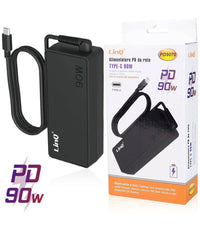 Alimentatore Caricabatterie Pd Da Rete 90w Type-c Per Notebook Smartphone Pd9070         