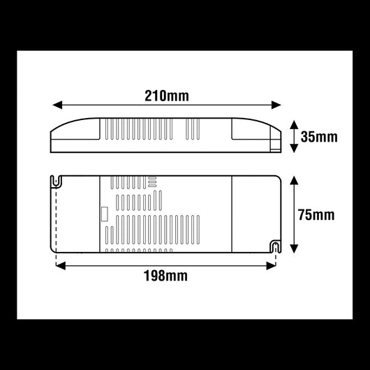 Alimentatore Dimmerabile 100W 24V LEF LIGHTING Per strisce LED