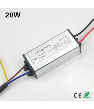 Alimentatore Driver 220v Da 10w 20w 30w 50w 80w 100w Stabilizzato Fari A Led   20 Watt      