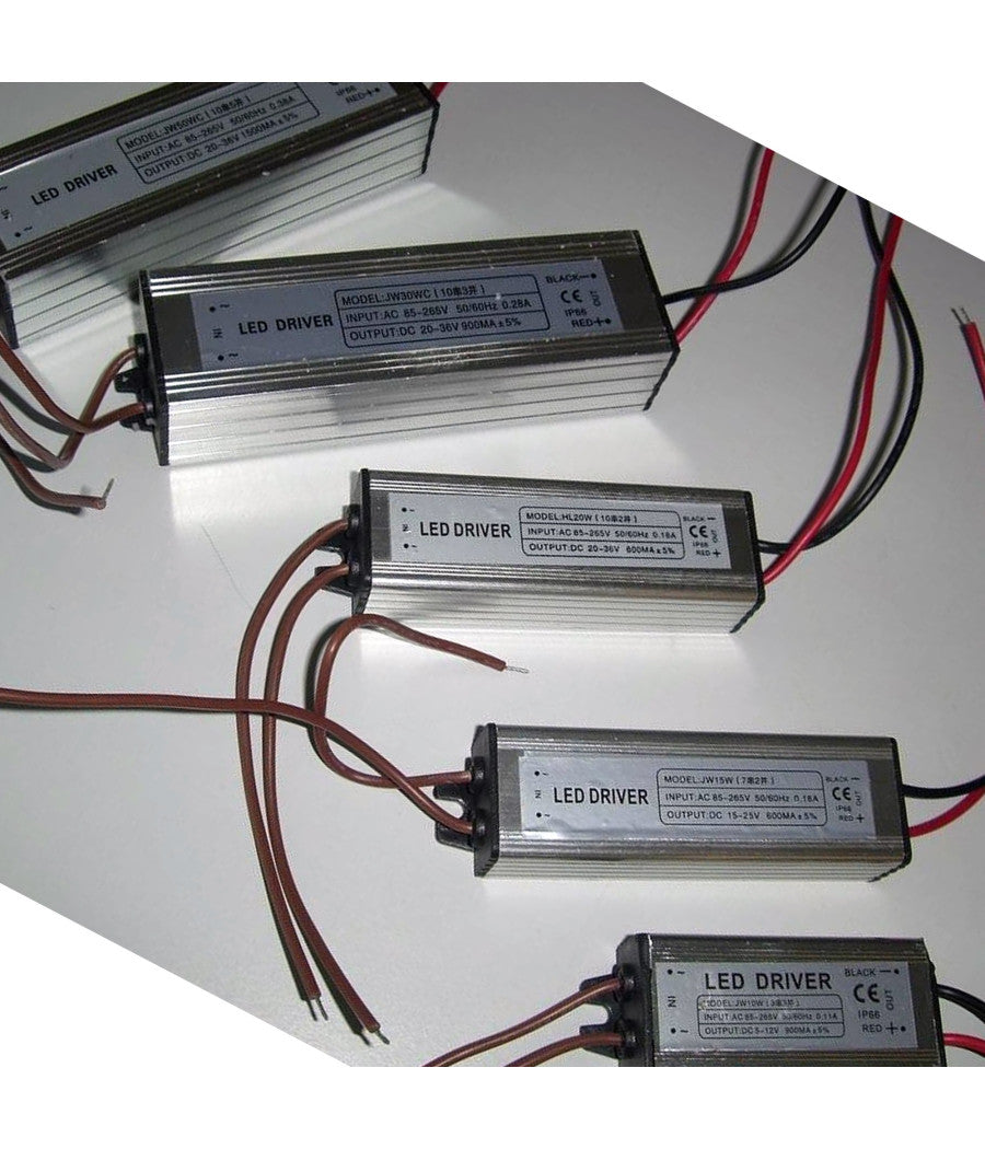 Alimentatore Driver 220v Da 10w 20w 30w 50w 80w 100w Stabilizzato Fari A Led         