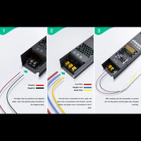 Alimentatore LED Dimmerabile 12V 100W Trasformatore ultra sottile per striscia LED Driver LED