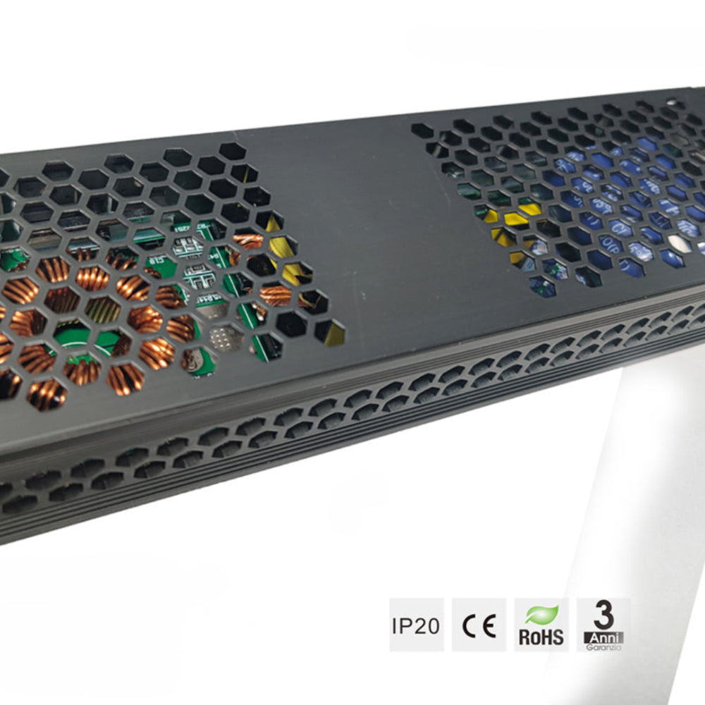 Alimentatore LED Dimmerabile 12V 200W Trasformatore ultra sottile per striscia LED Driver LED