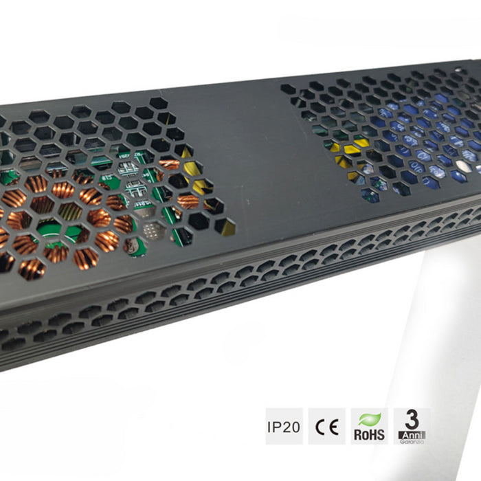 Alimentatore LED Dimmerabile 12V 200W Trasformatore ultra sottile per striscia LED Driver LED