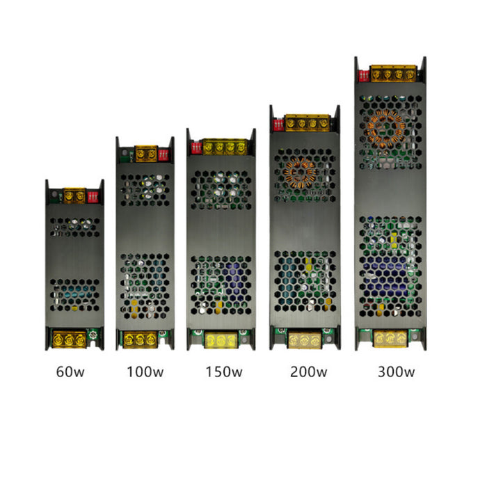 Alimentatore LED Dimmerabile 24V 100W Trasformatore ultra sottile per striscia LED Driver LED