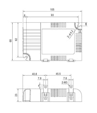 Alimentatore Led Driver 25w Multi Corrente Dimmerabile Bluetooth Strisce Lampade Led         