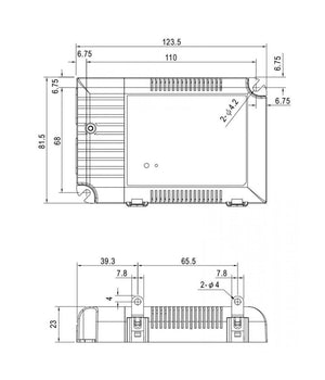 Alimentatore Led Driver 40 W Multi Corrente Dimmerabile Strisce Lampade Faretti         