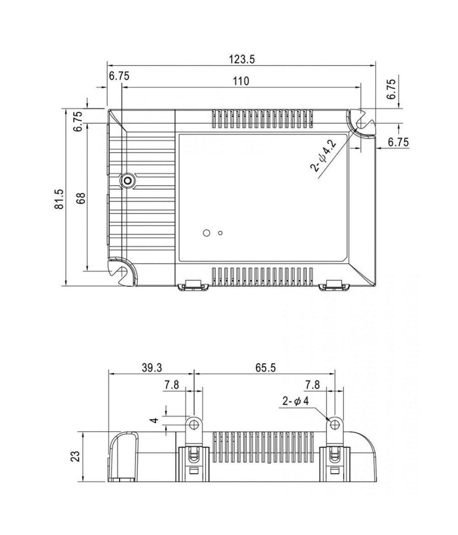 Alimentatore Led Driver 40 W Multi Corrente Dimmerabile Strisce Lampade Faretti         