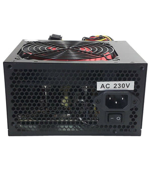 Alimentatore Per Pc Desktop 625 W Atx 20/24 Pin 8 Connettori Ventola 12cm         