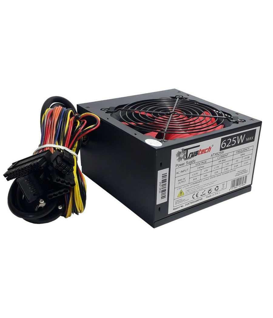Alimentatore Per Pc Desktop 625 W Atx 20/24 Pin 8 Connettori Ventola 12cm         