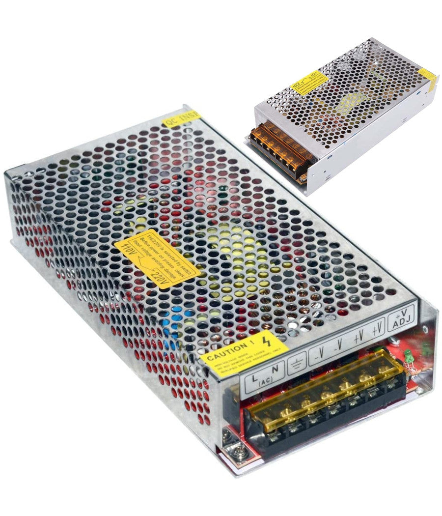 Alimentatore Stabilizzato 12v 10 Ampere Trasformatore 120 Watt 110-230v S-10aa         