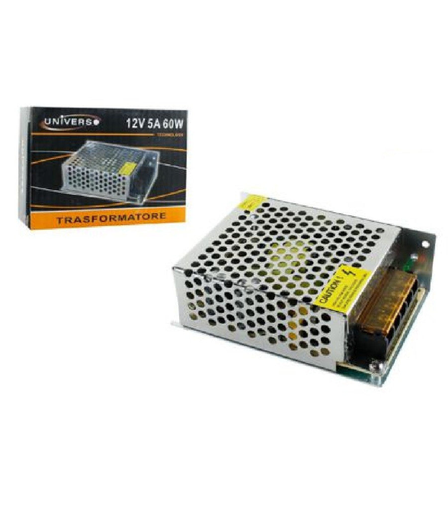 Alimentatore Stabilizzato 12v 5 A Switch Trasformatore 60 Watt Top Quality S-5aa         