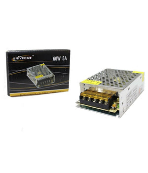 Alimentatore Stabilizzato 12v 5 A Switch Trasformatore 60 Watt Top Quality S-5aa         