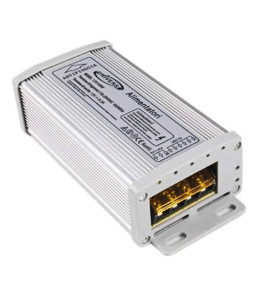 Alimentatore Stabilizzato 12v 8.3a 100w Trasformatore Telecamere Strip Led Ss100         