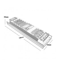 Alimentatore Stabilizzato 2 Uscite 100 W Slim Trasformatore 24 V 4.2a S24v-100w         