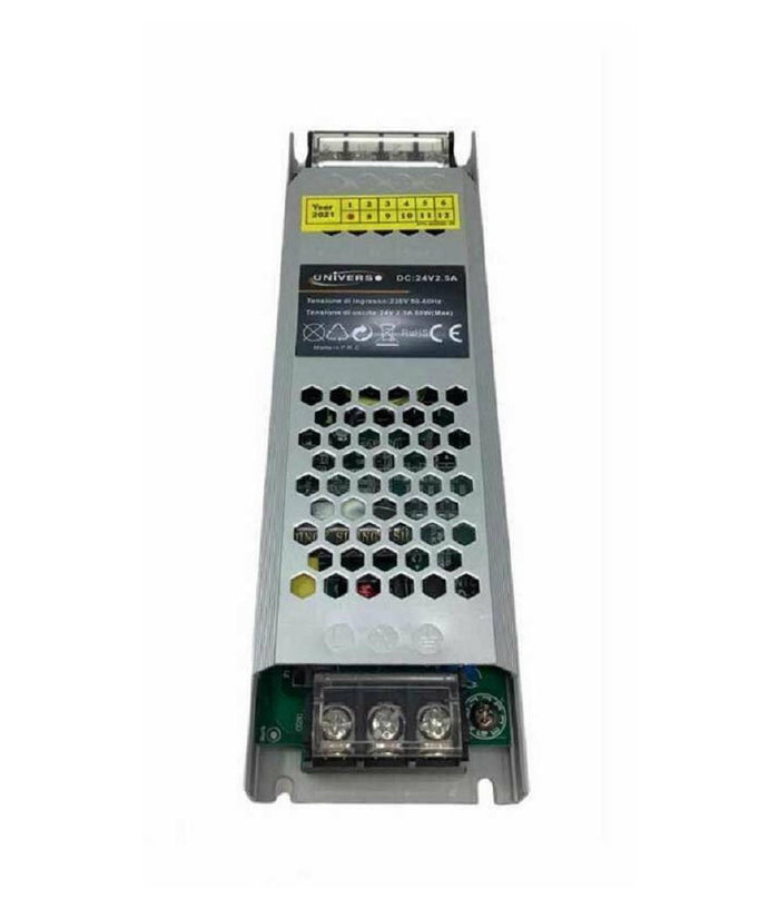 Alimentatore Stabilizzato 60w Slim Trasformatore 24v 2.5a Telecamere Led         
