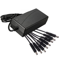 Alimentatore Stabilizzato Trasformatore 12v 5a 8 Uscite Telecamere Dvr Strisce         