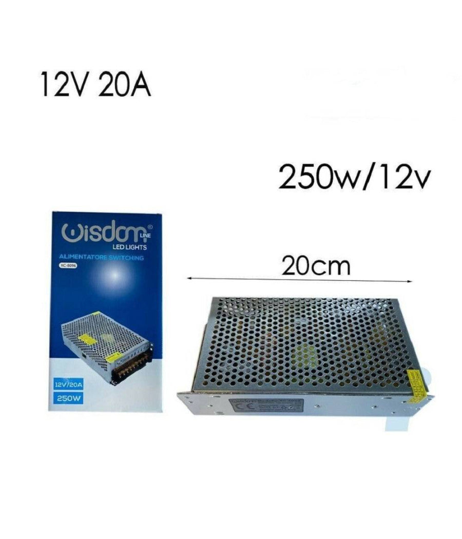 Alimentatore Stabilizzato Trasformatore Switching Da 10a 24v 240w 220v         