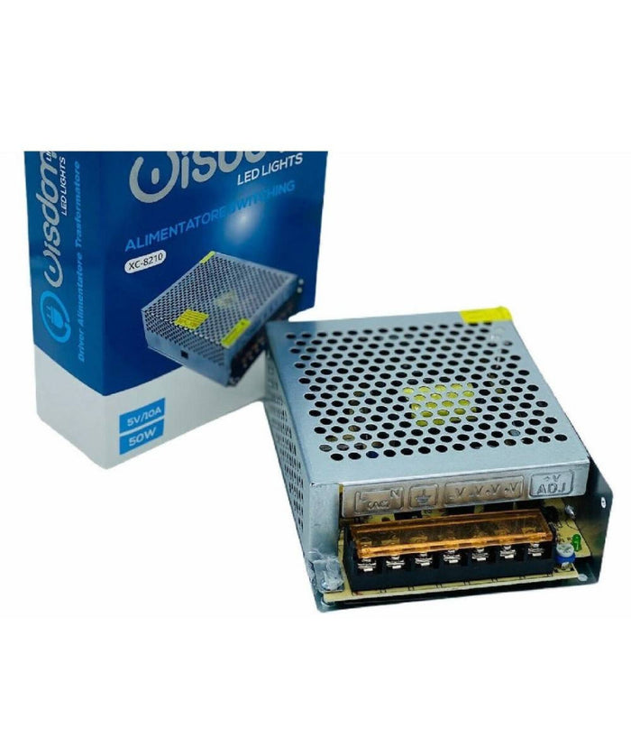 Alimentatore Stabilizzato Trasformatore Switching Da 10a 5v 50w 100-220v         