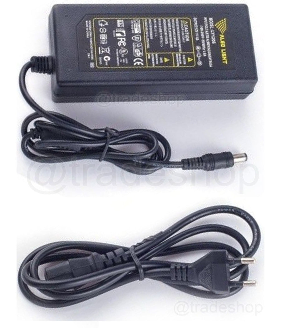 Alimentatore Trasformatore 12v 5a Per Striscia Led Telecamere Dvr Stabilizzato         