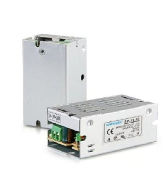 Alimentatore Trasformatore 220v12v 1a Ampere 12 Watt Striscia Led         