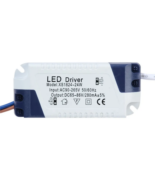 Trade Shop - Alimentatore Trasformatore Driver Per Faretto Da Incasso 3 7 9 12 15 18w 25watt -  21-25 Watt