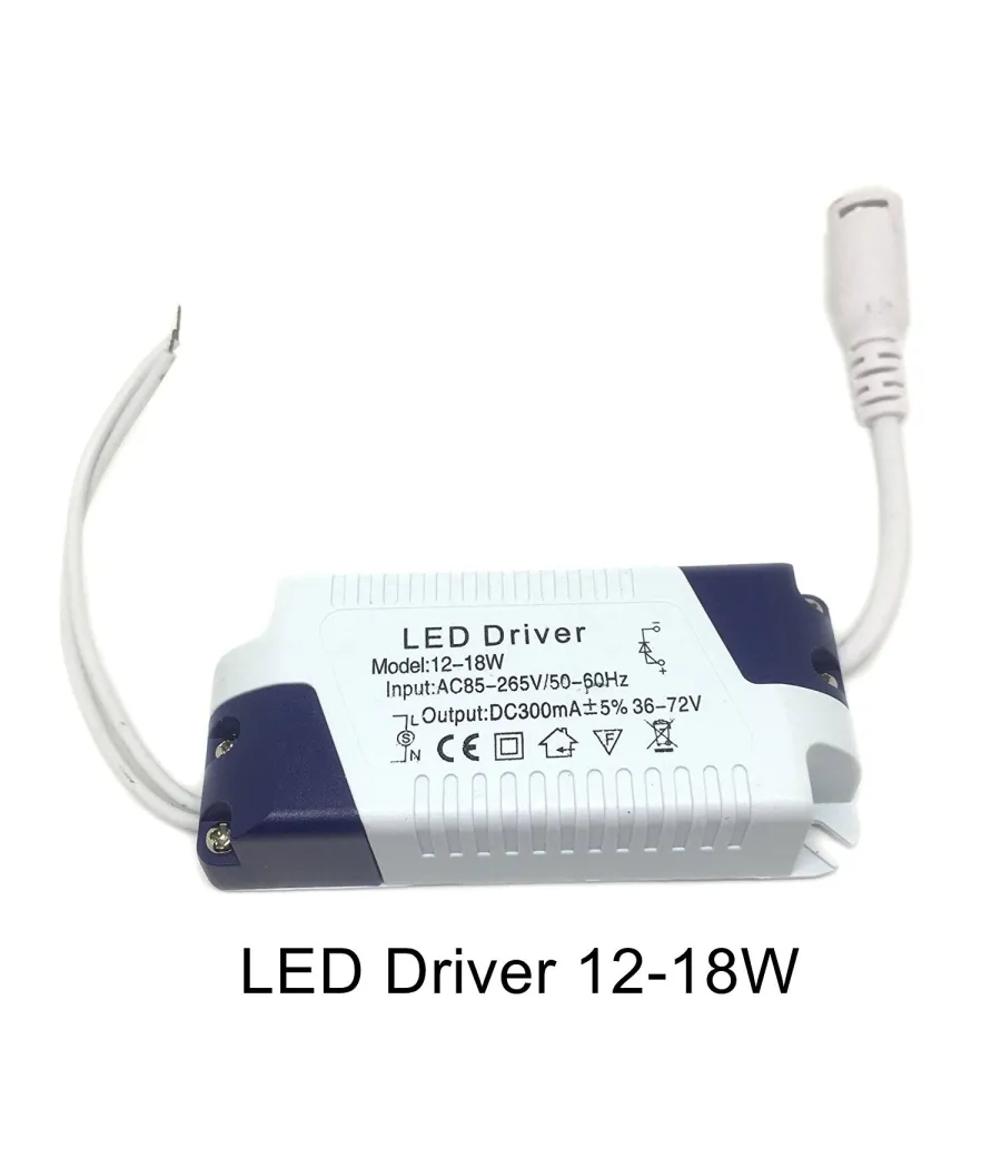 Trade Shop - Alimentatore Trasformatore Driver Per Faretto Da Incasso 3 7 9 12 15 18w 25watt -  15-18 Watt