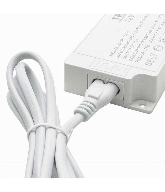 Alimentatore Trasformatore Slim Da 230v A 12v 36 W Strip Led Sensori Luci Qs-36w         