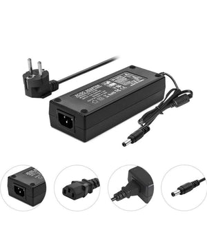 Alimentatore Trasformatore Stabilizzato Da 12v 5a Per Led Telecamere Spina Shuko         
