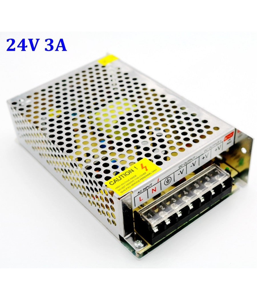 Alimentatore Trasformatore Stabilizzato Per Strisce Led 24v Dc Swintching Ampere         