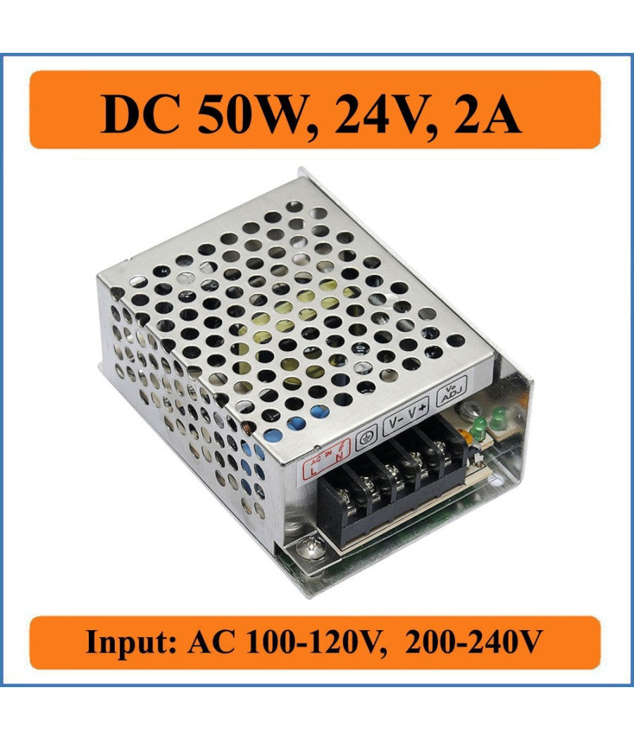 Alimentatore Trasformatore Stabilizzato Per Strisce Led 24v Dc Swintching Ampere         