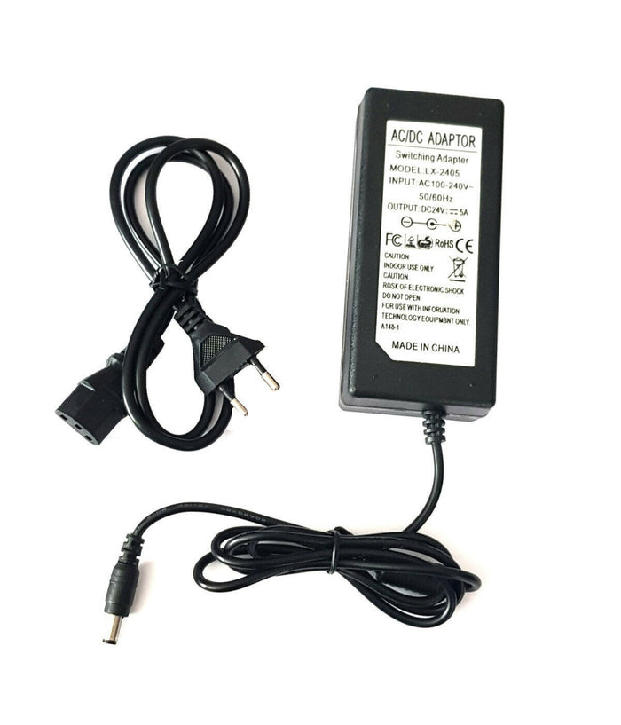 Alimentatore Trasformatore Stabilizzato Telecamere Led Sorveglianza 24v 5a         