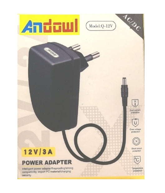 Alimentatore Universale Stabilizzato Adattatore Alimentazione Ac/dc 12v 3a Q-12v         
