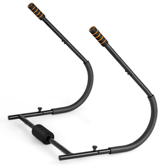 Allenatore fitness ab con supporto imbottito per testa o collo, Allenatore addominale fitness pieghevole Nero-Allenamento della forza