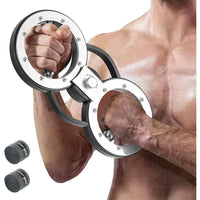 Allenatore per braccia brucia grassi da resistenza regolabile-Attrezzatura per allenamento con rotazione 360¡ã per casa e palestra